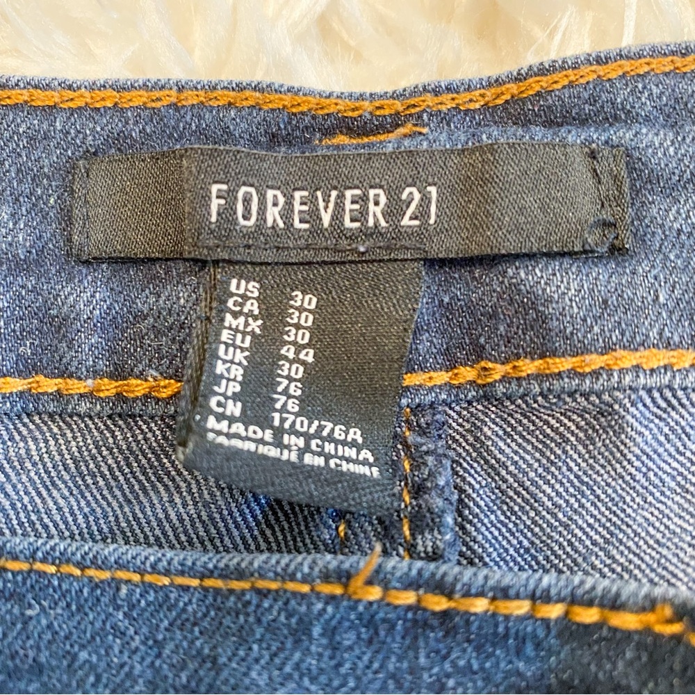 Dark Denim Skinny Jeans Forever 21 - Picture 7 of 7